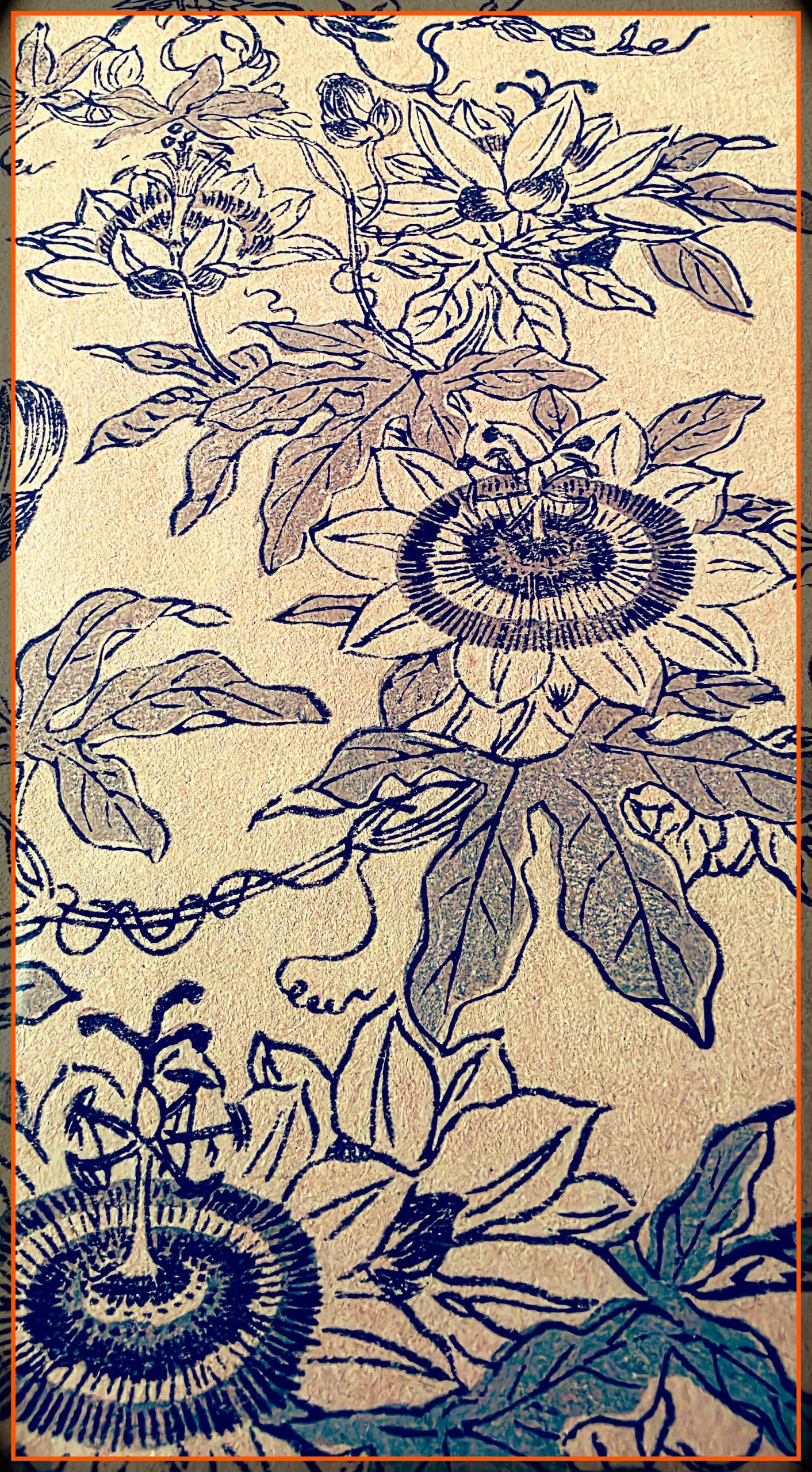 autumnalorangeframe-scaled Wildflowers of the Floating World: The botany of Tachibana Yasukuni